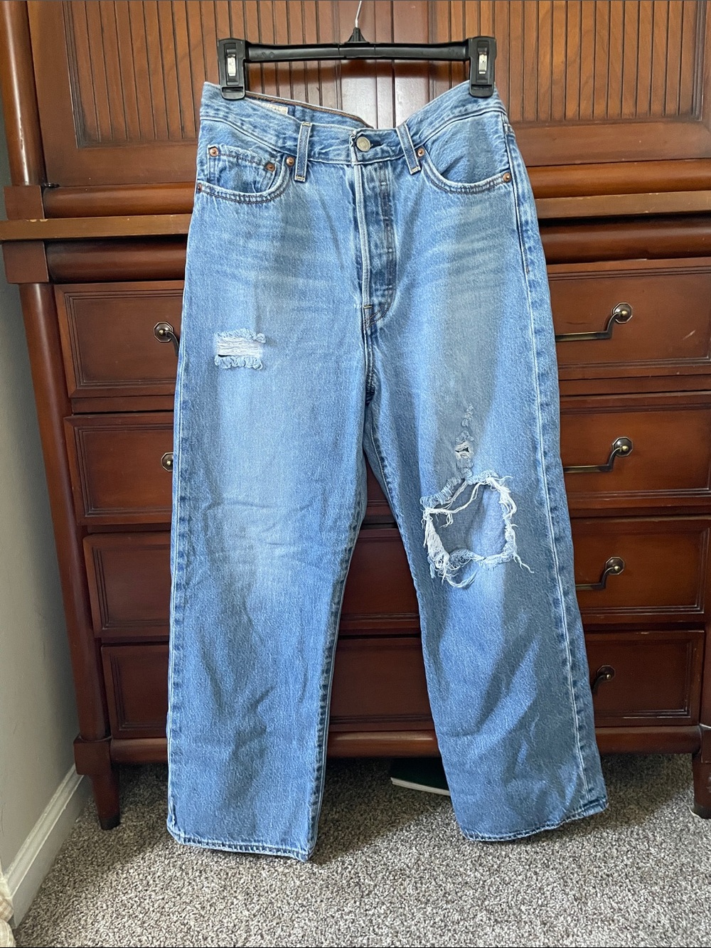 Levi’s ribcage jeans